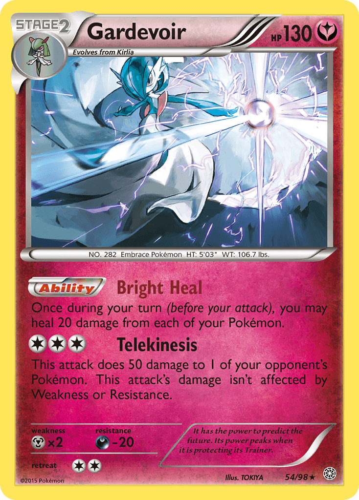 Gardevoir — XY - Ancient Origins Pokémon TCG card by TOKIYA