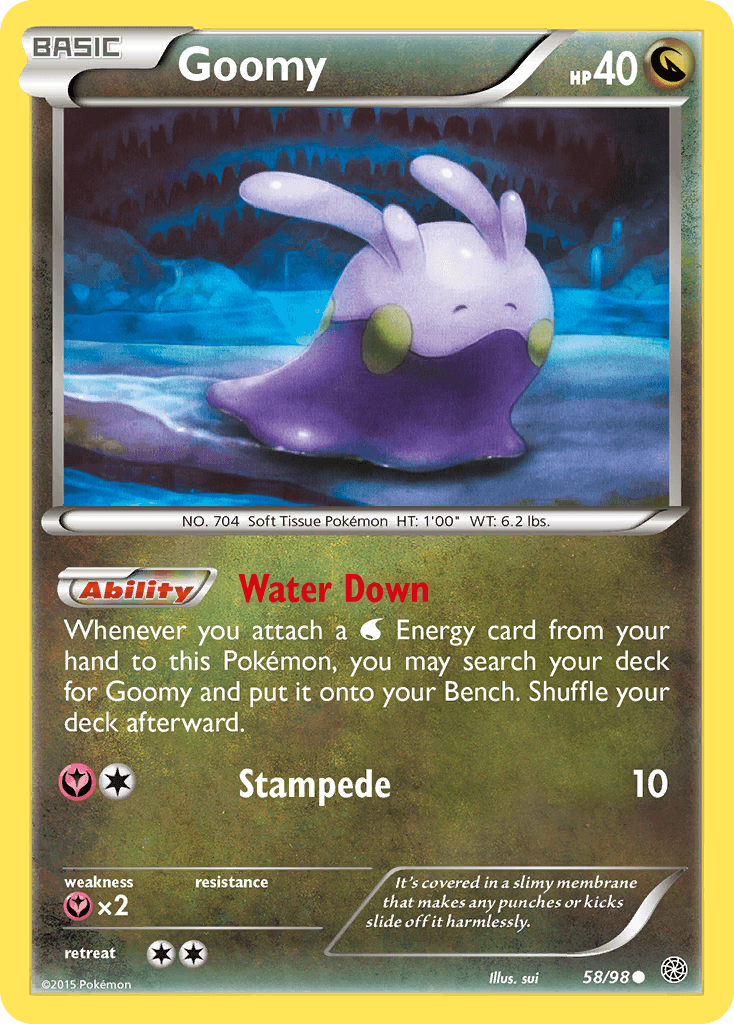 Goomy — XY - Ancient Origins Pokémon TCG card by sui