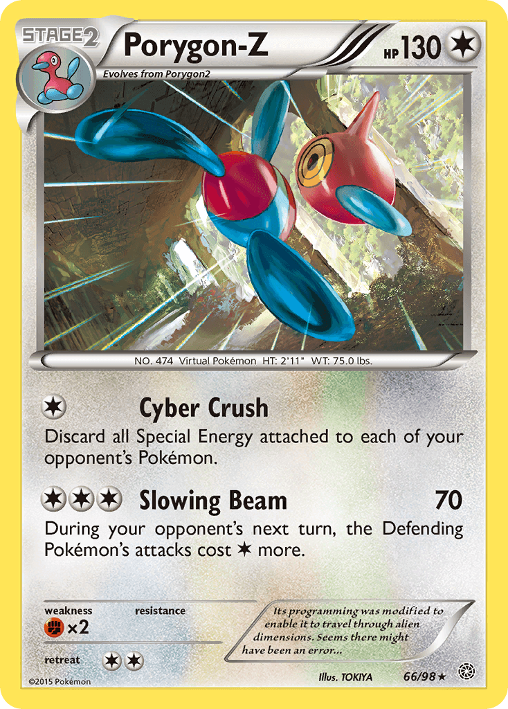 Porygon-Z (66) — XY - Ancient Origins Pokémon TCG card by TOKIYA