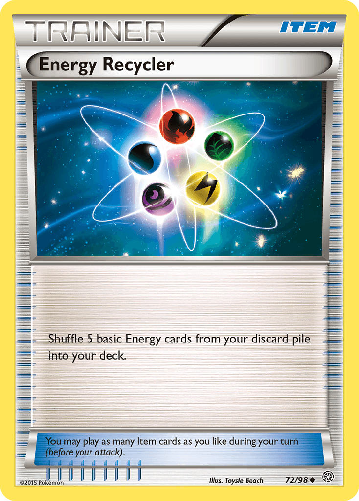 Energy Recycler — XY - Ancient Origins Pokémon TCG card by Toyste Beach