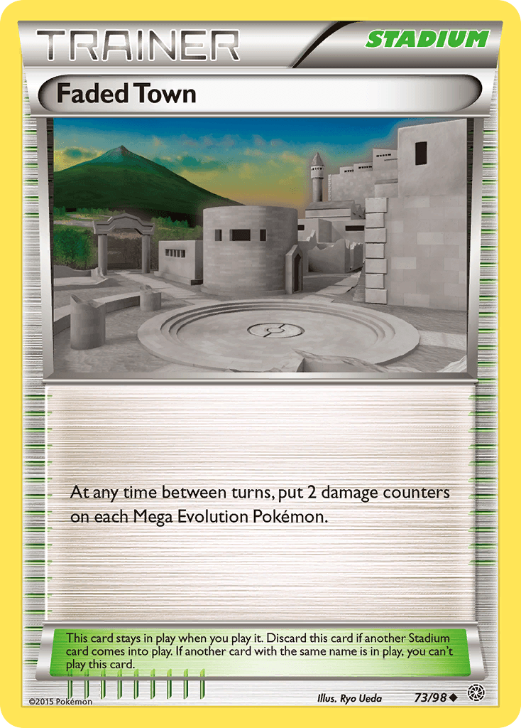 Faded Town — XY - Ancient Origins Pokémon TCG card by Ryo Ueda