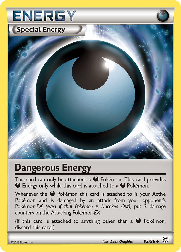 Dangerous Energy — XY - Ancient Origins Pokémon TCG card by 5ban Graphics