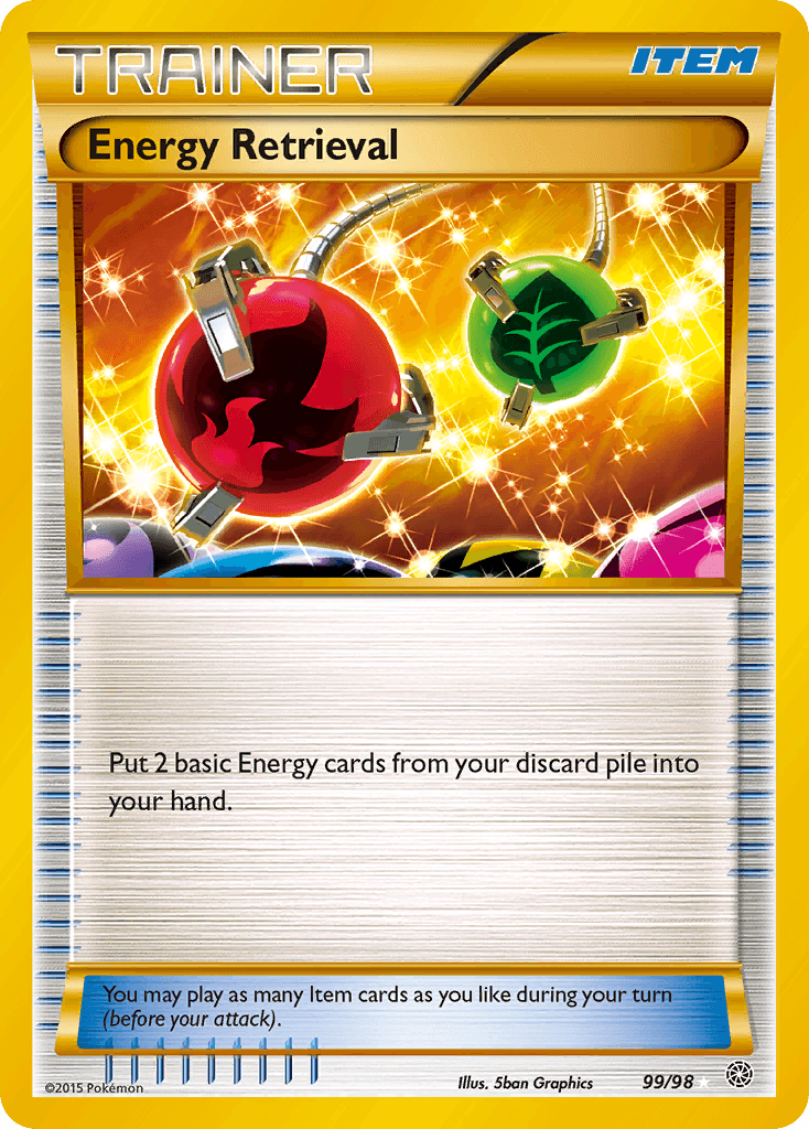 Energy Retrieval — XY - Ancient Origins Pokémon TCG card by 5ban Graphics