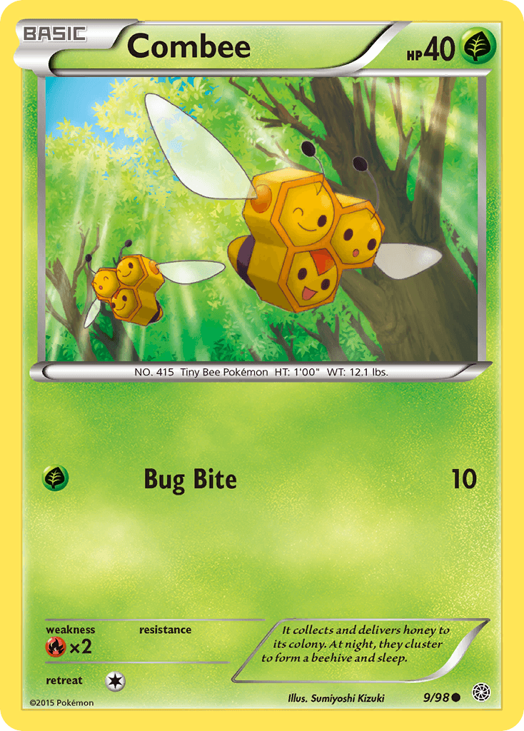 Combee — XY - Ancient Origins Pokémon TCG card by Sumiyoshi Kizuki