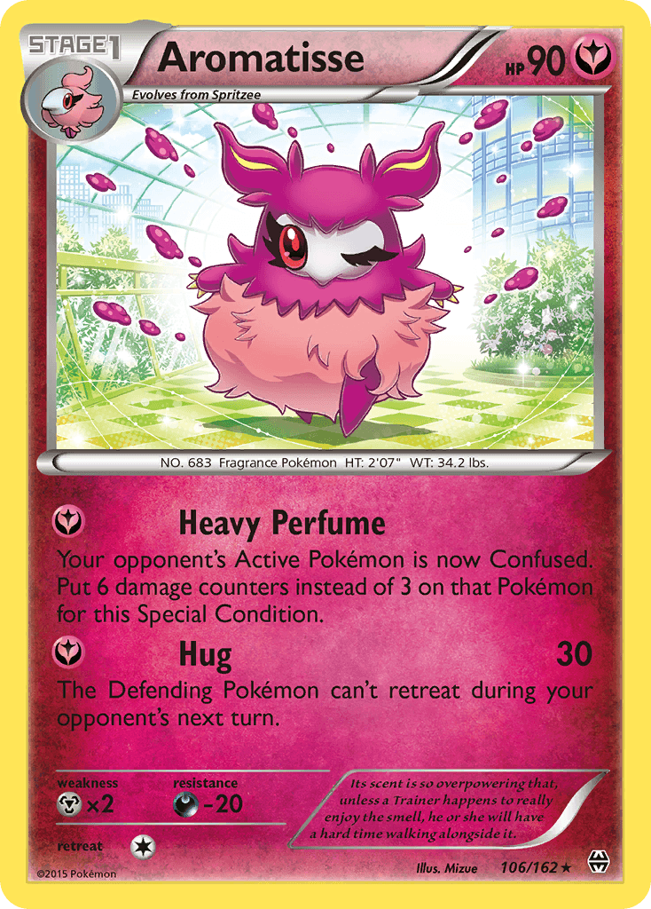 Aromatisse — XY - BREAKthrough Pokémon TCG card by Mizue
