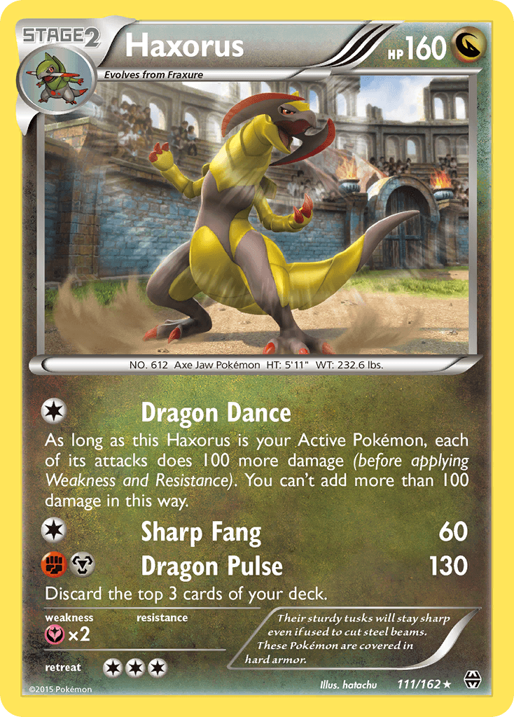 Haxorus — XY - BREAKthrough Pokémon TCG card by hatachu