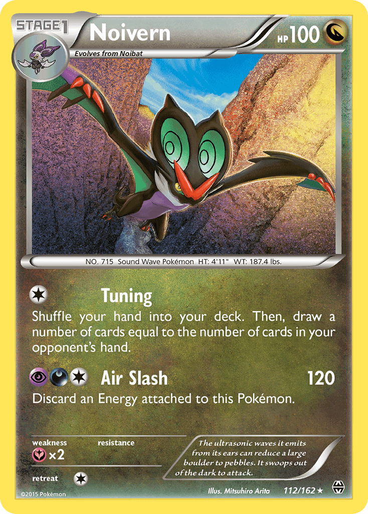 Noivern — XY - BREAKthrough Pokémon TCG card by Mitsuhiro Arita