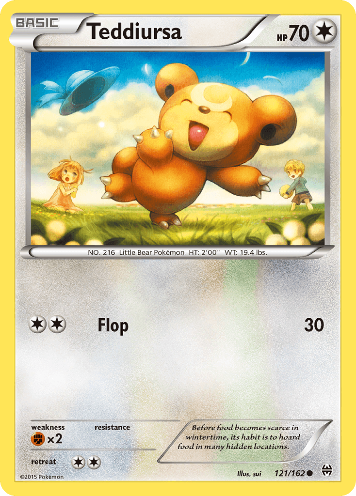 Teddiursa — XY - BREAKthrough Pokémon TCG card by sui