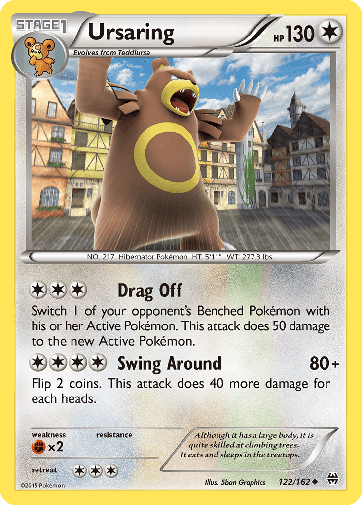Ursaring — XY - BREAKthrough Pokémon TCG card by 5ban Graphics