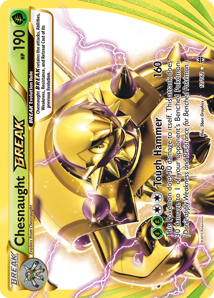 Chesnaught BREAK — XY - BREAKthrough Pokémon TCG card by 5ban Graphics