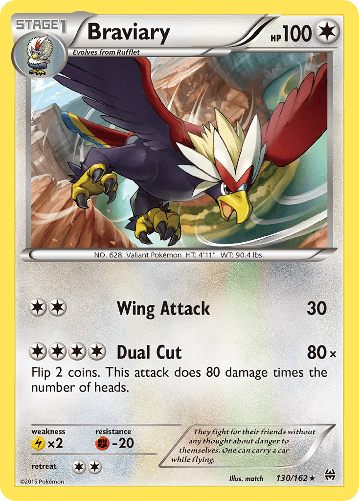 Braviary — XY - BREAKthrough Pokémon TCG card by match