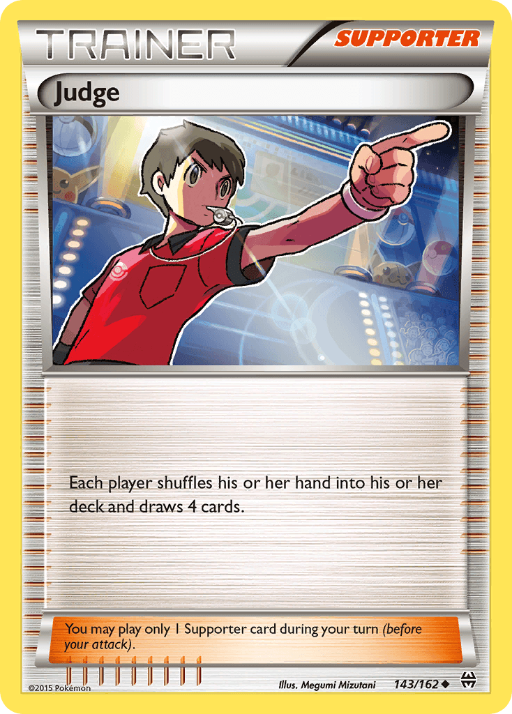 Judge — XY - BREAKthrough Pokémon TCG card by Megumi Mizutani