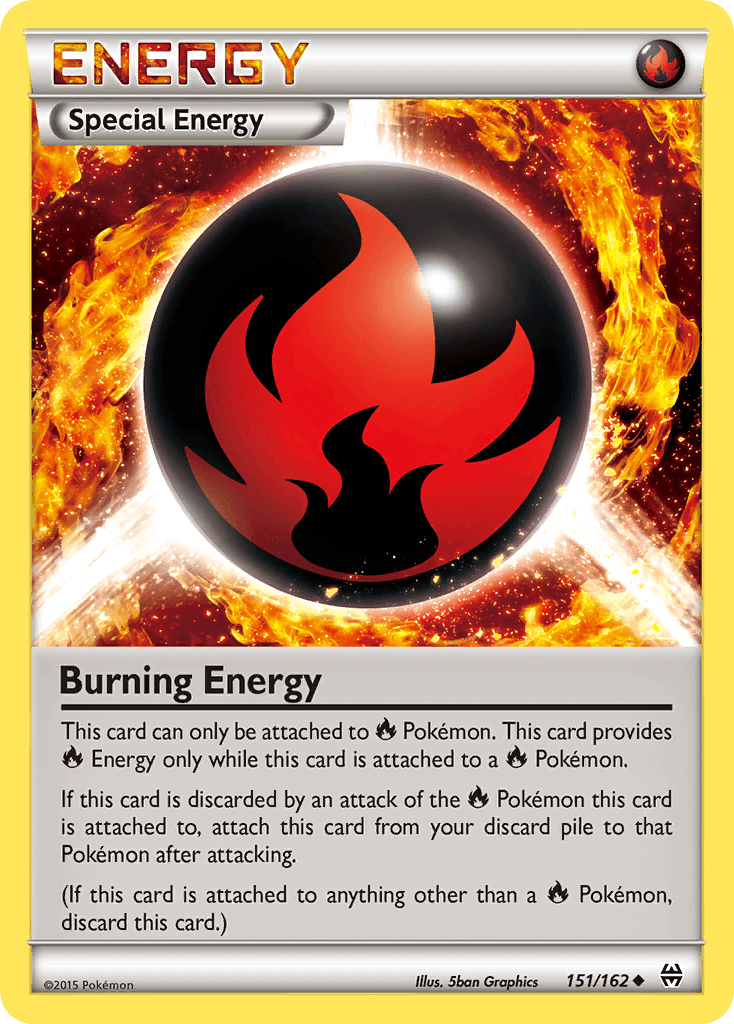 Burning Energy — XY - BREAKthrough Pokémon TCG card by 5ban Graphics
