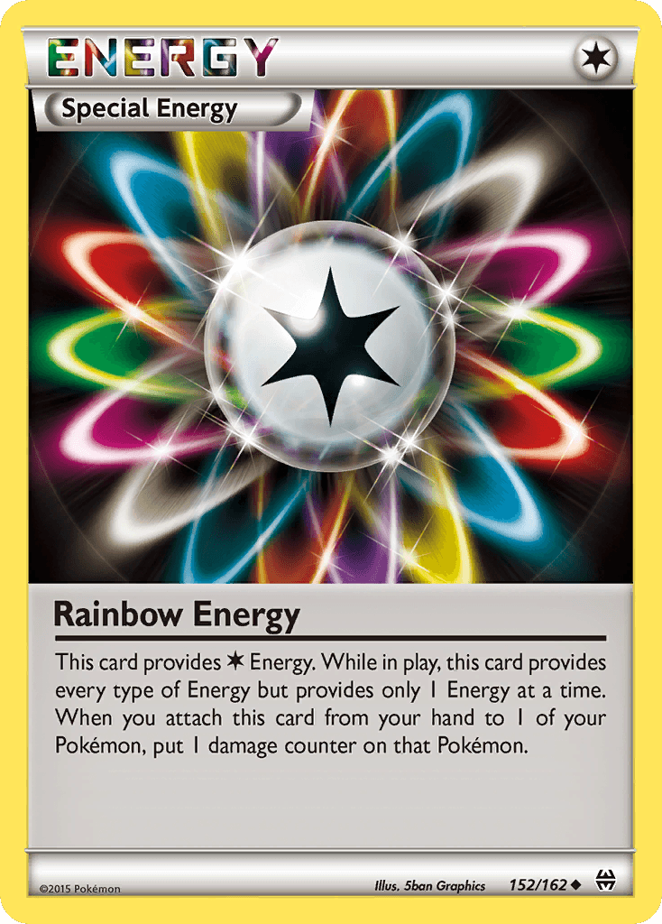 Rainbow Energy — XY - BREAKthrough Pokémon TCG card by 5ban Graphics