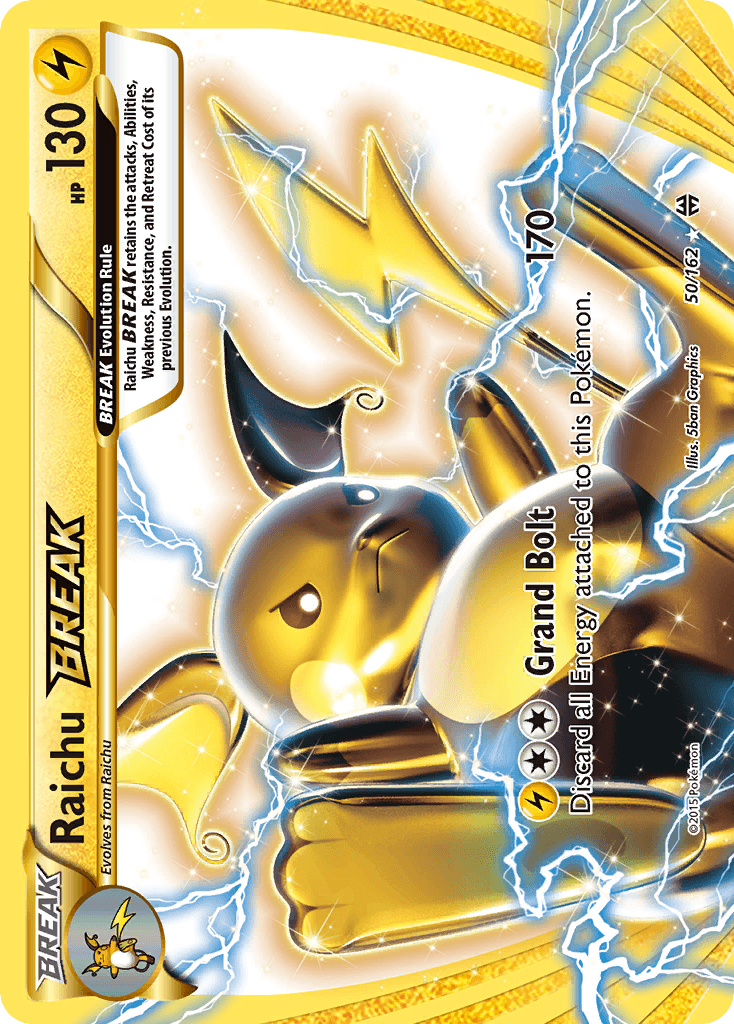 Raichu BREAK — Pokémon TCG card