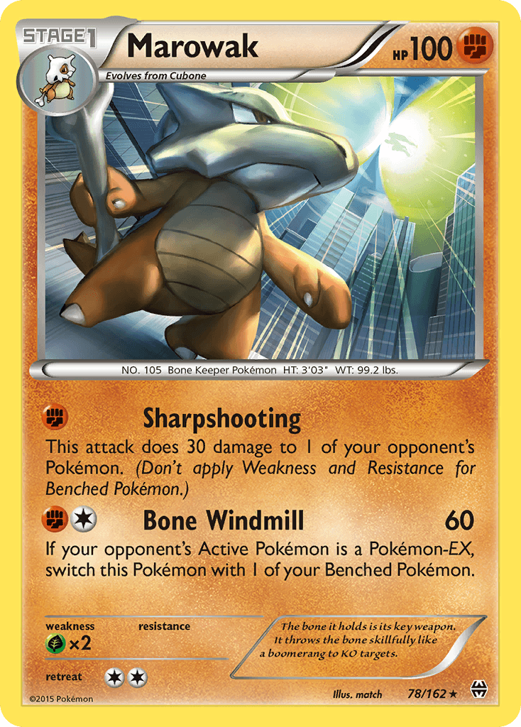 Marowak — XY - BREAKthrough Pokémon TCG card by match