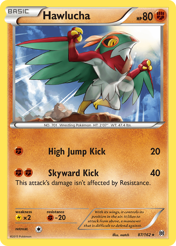 Hawlucha — XY - BREAKthrough Pokémon TCG card by match