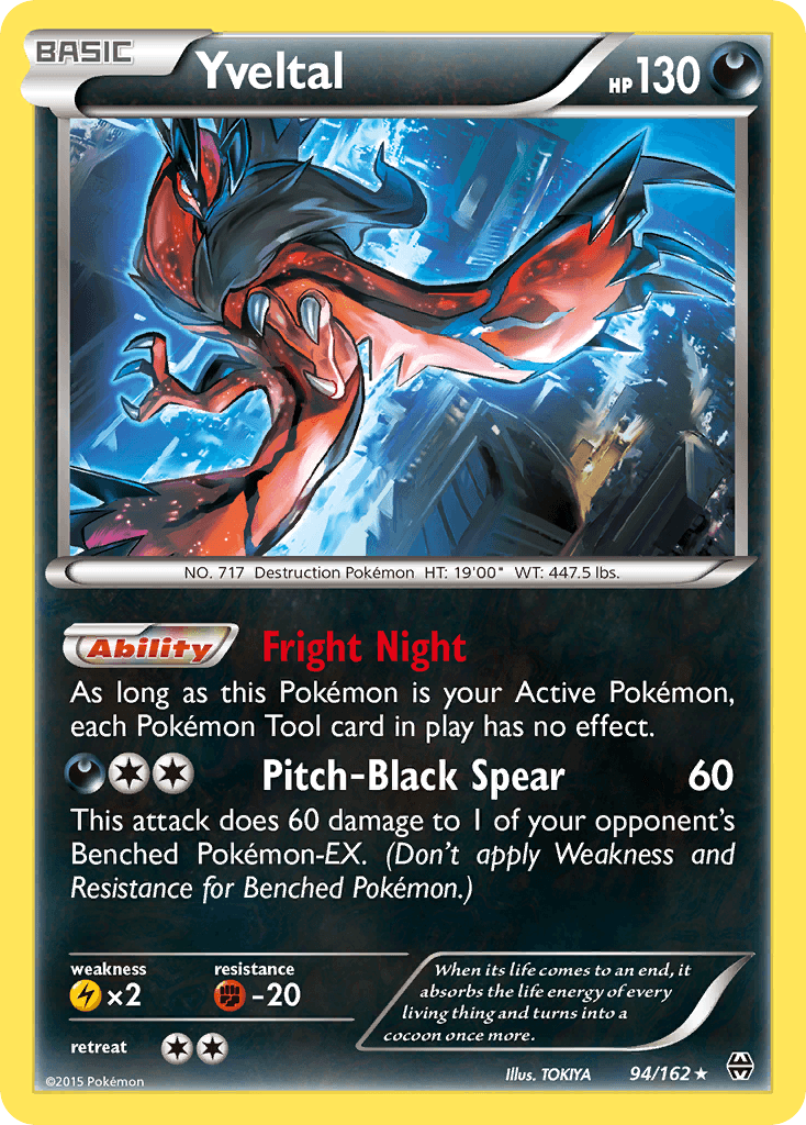 Yveltal — XY - BREAKthrough Pokémon TCG card by TOKIYA