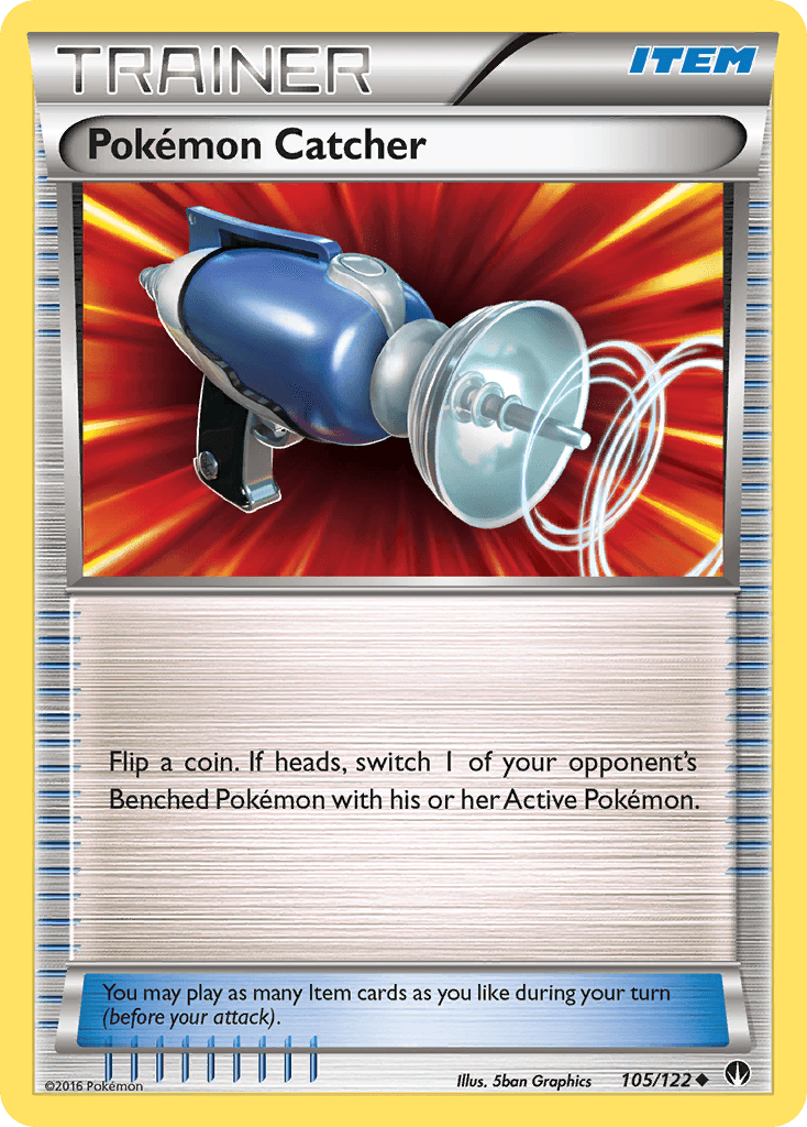 Pokemon Catcher — XY - BREAKpoint Pokémon TCG card by 5ban Graphics