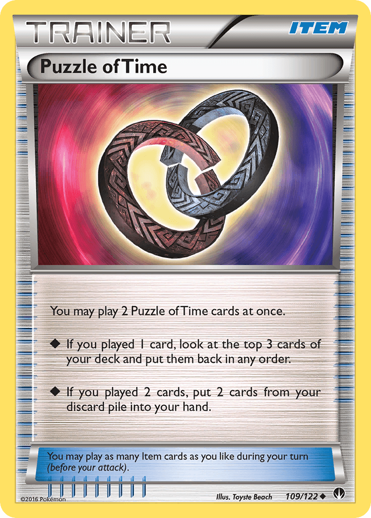 Puzzle of Time — XY - BREAKpoint Pokémon TCG card by Toyste Beach
