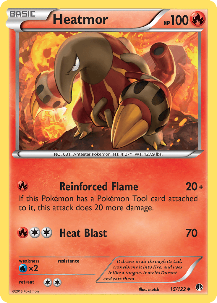 Heatmor — XY - BREAKpoint Pokémon TCG card by match