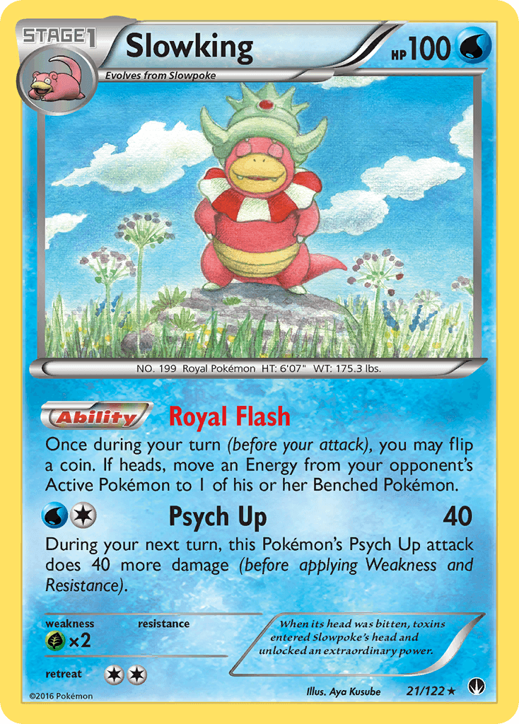 Slowking — XY - BREAKpoint Pokémon TCG card by Aya Kusube