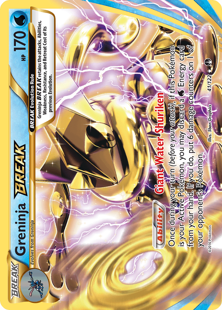 Greninja BREAK — XY - BREAKpoint Pokémon TCG card by 5ban Graphics
