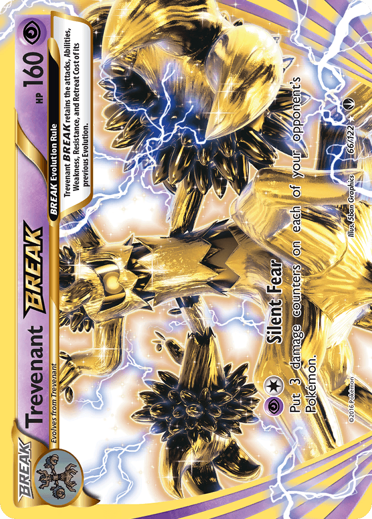 Trevenant BREAK — XY - BREAKpoint Pokémon TCG card by 5ban Graphics