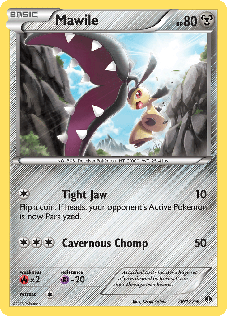 Mawile — XY - BREAKpoint Pokémon TCG card by Kouki Saitou