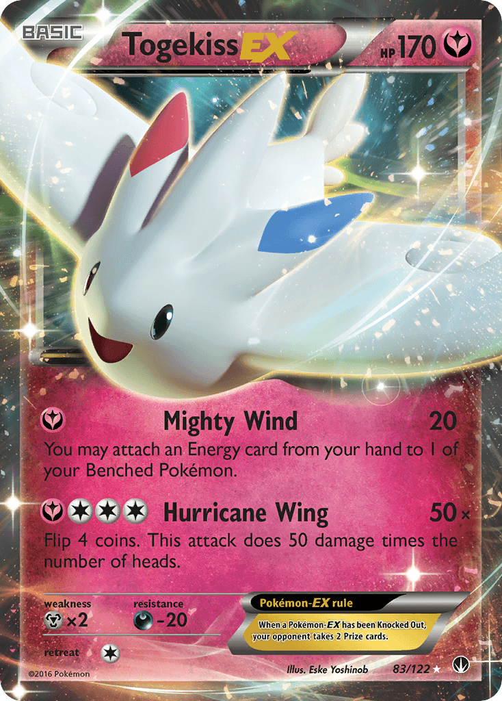 Togekiss-EX — XY - BREAKpoint Pokémon TCG card by Eske Yoshinob