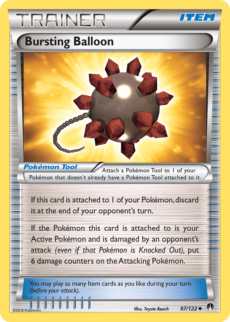 Bursting Balloon — XY - BREAKpoint Pokémon TCG card by Toyste Beach