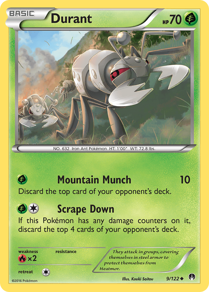 Durant — XY - BREAKpoint Pokémon TCG card by Kouki Saitou