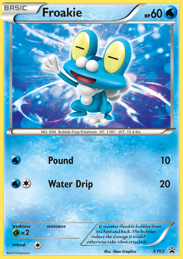 Froakie — First Partner Pack Pokémon TCG card by 5ban Graphics