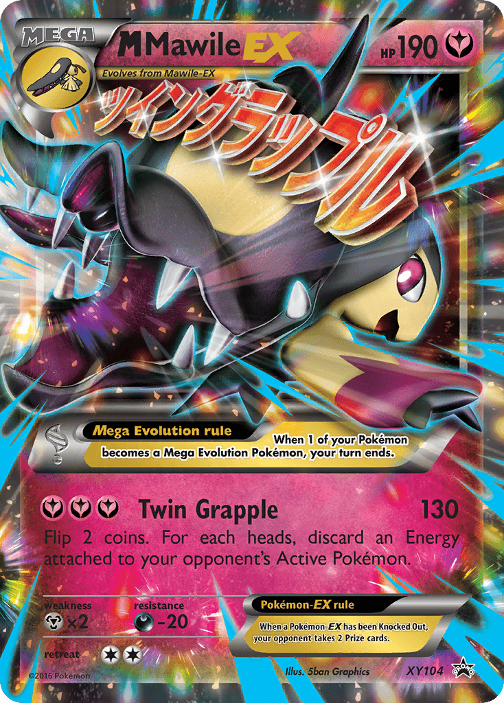 M Mawile-EX — XY Black Star Promos Pokémon TCG card by 5ban Graphics