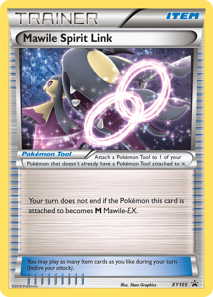 Mawile Spirit Link — XY Promos Pokémon TCG card by Illus. Atsushi Okubo