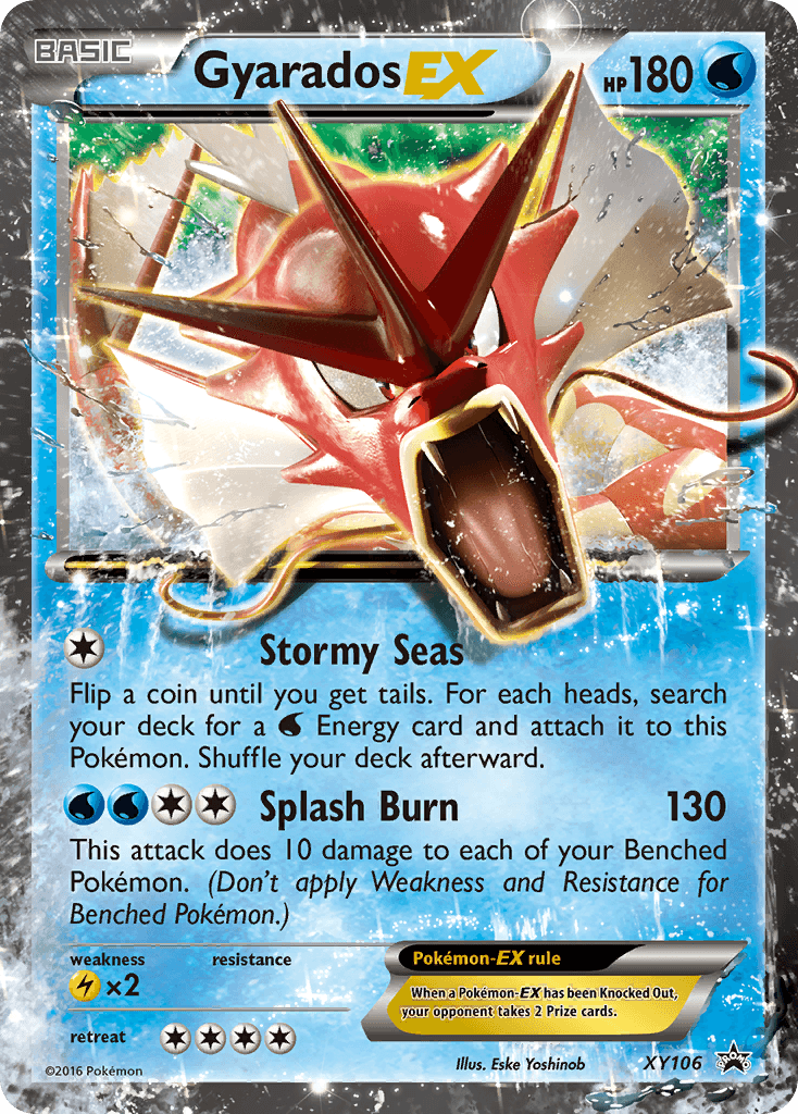 Gyarados-EX — XY Black Star Promos Pokémon TCG card by Eske Yoshinob
