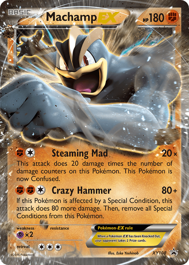 Machamp-EX — XY Black Star Promos Pokémon TCG card by Eske Yoshinob