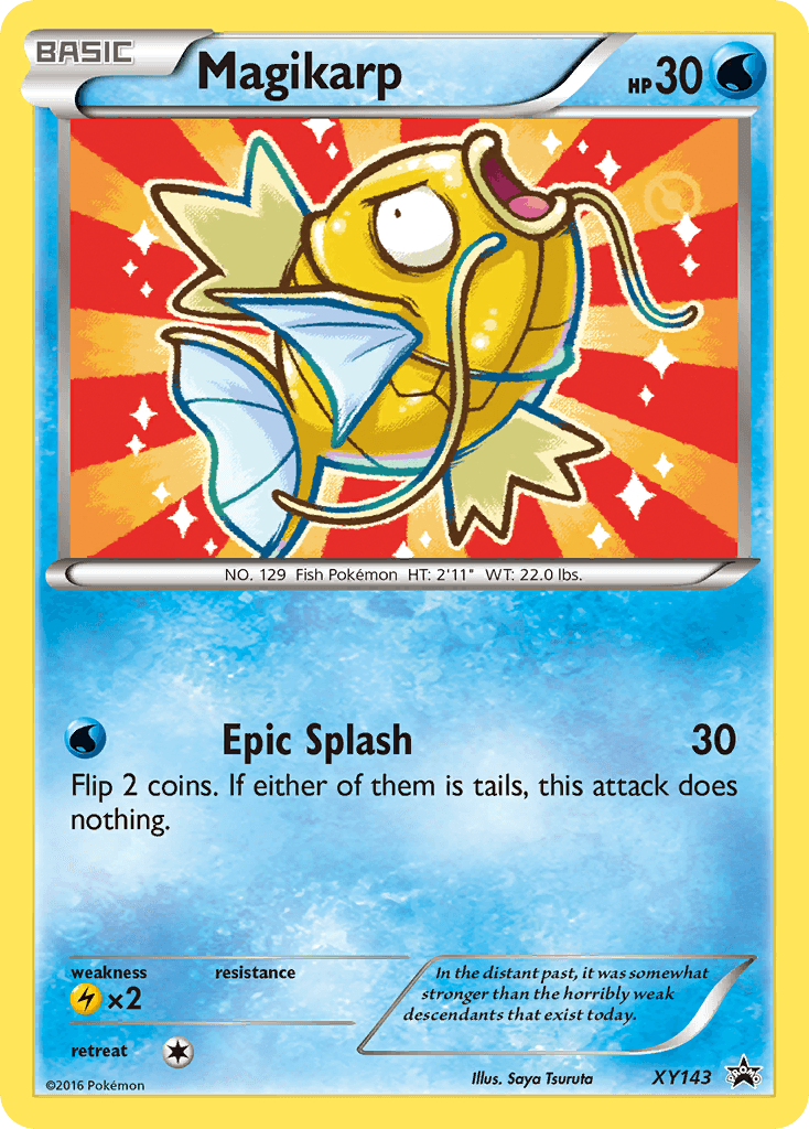 Magikarp — XY Promos Pokémon TCG card by Saya Tsuruta