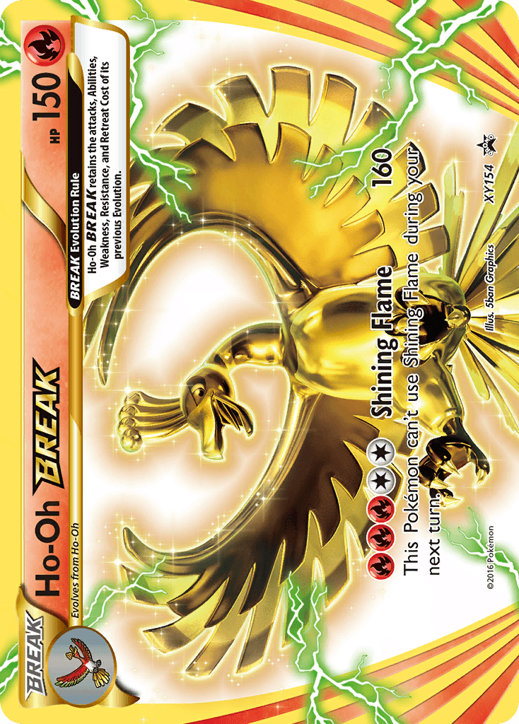 Ho-Oh BREAK — XY Promos Pokémon TCG card by 5ban Graphics