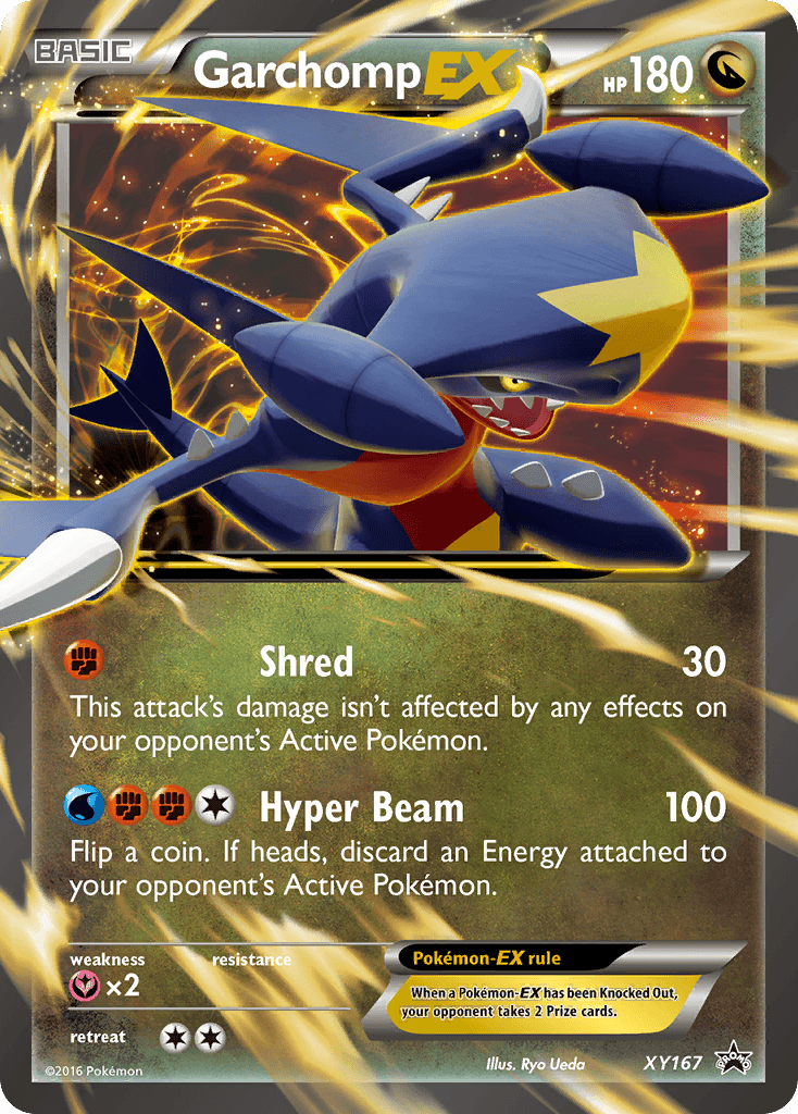 Garchomp-EX — XY Black Star Promos Pokémon TCG card by Ryo Ueda