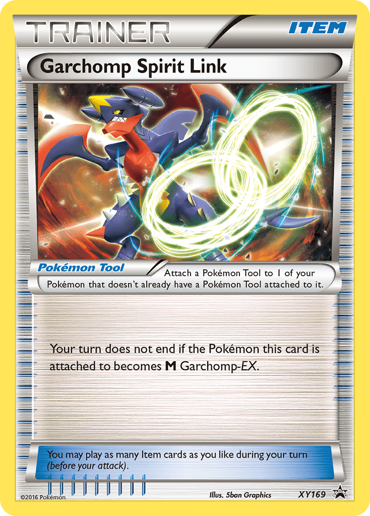 Garchomp Spirit Link — XY Black Star Promos Pokémon TCG card by 5ban Graphics