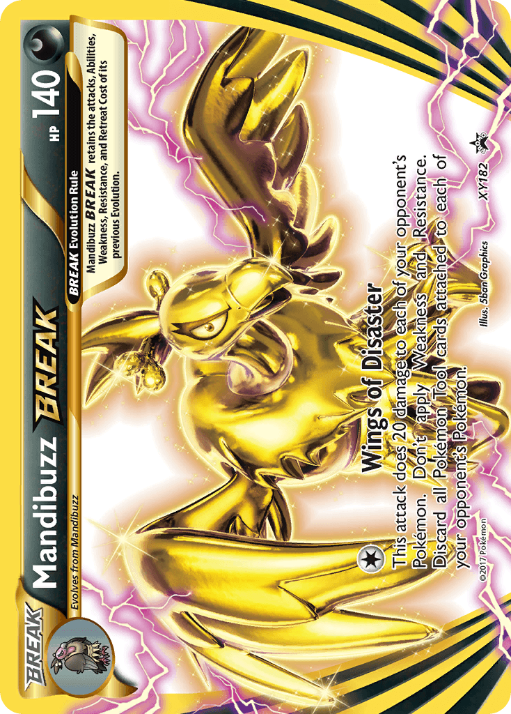 Mandibuzz BREAK — XY Promos Pokémon TCG card by 5ban Graphics