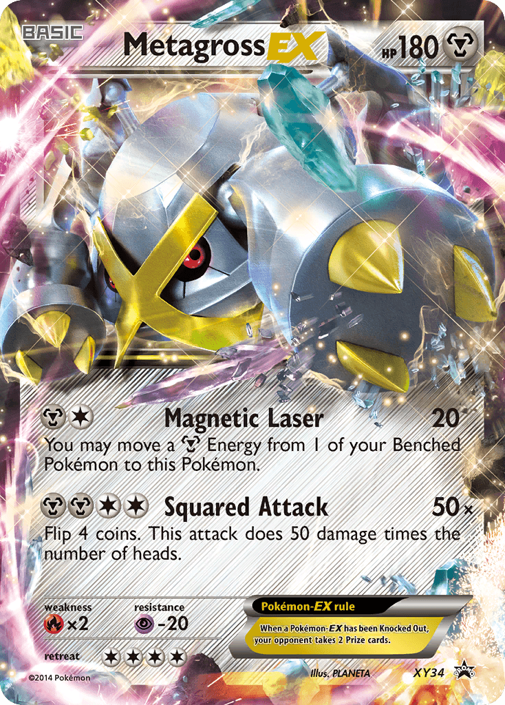 Metagross-EX — XY Black Star Promos Pokémon TCG card by PLANETA