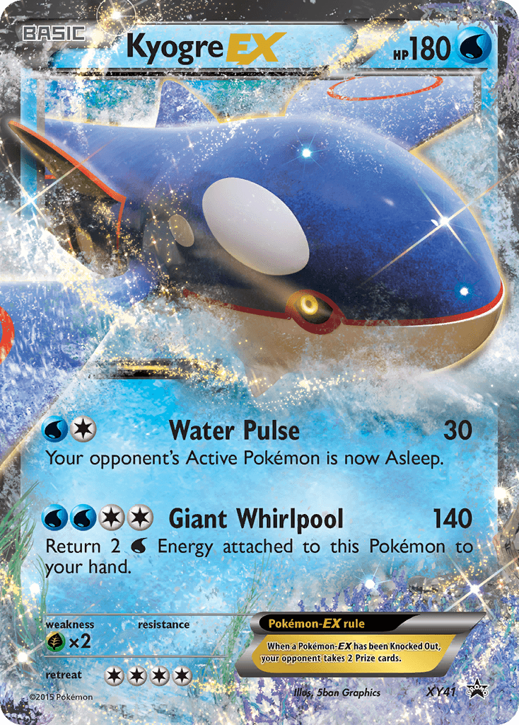 Kyogre-EX — XY Black Star Promos Pokémon TCG card by Eske Yoshinob