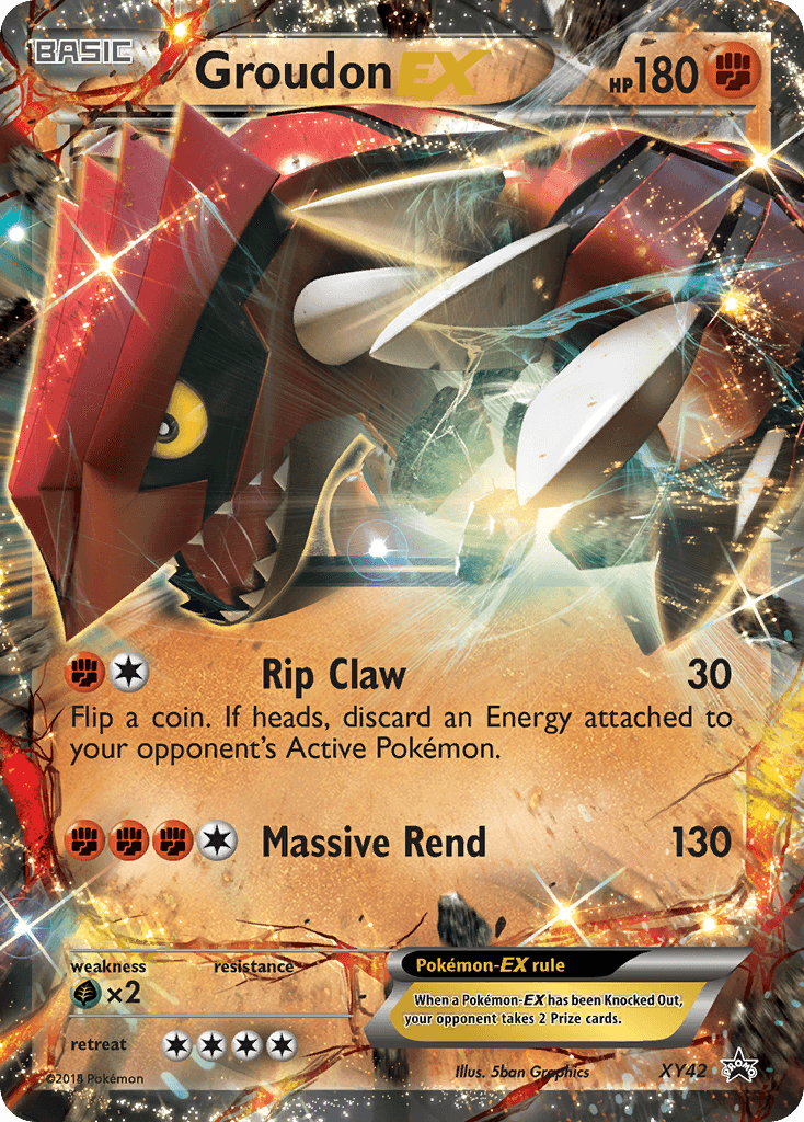 Groudon-EX — XY Black Star Promos Pokémon TCG card by Eske Yoshinob