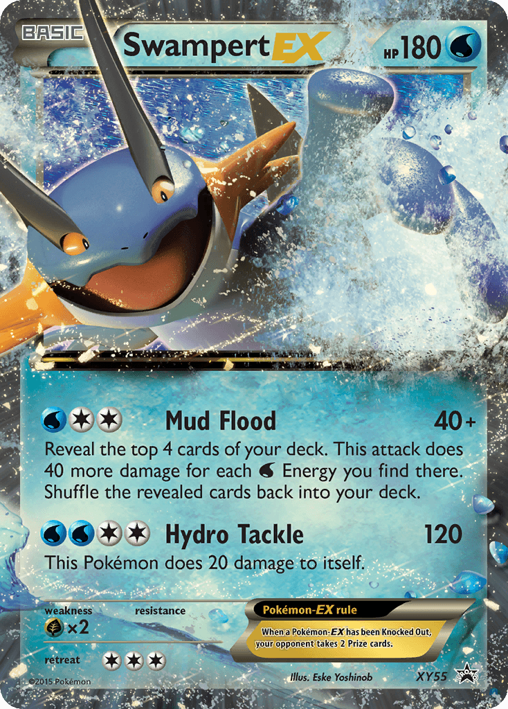 Swampert-EX — XY Black Star Promos Pokémon TCG card by Eske Yoshinob