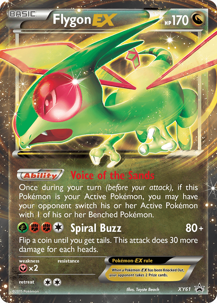 Flygon-EX — XY Black Star Promos Pokémon TCG card by Toyste Beach