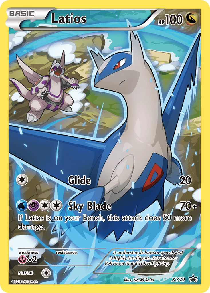 Latios (Full Art Promo) — XY Promos Pokémon TCG card by Naoki Saito