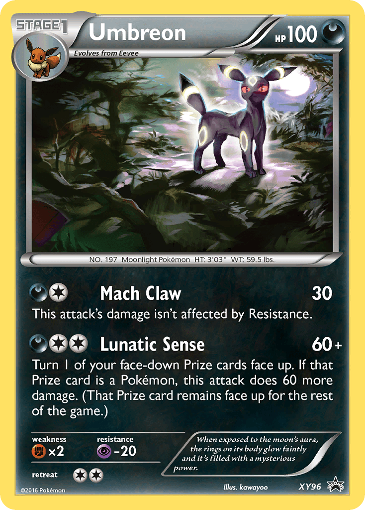 Umbreon — XY Promos Pokémon TCG card by Ken Sugimori