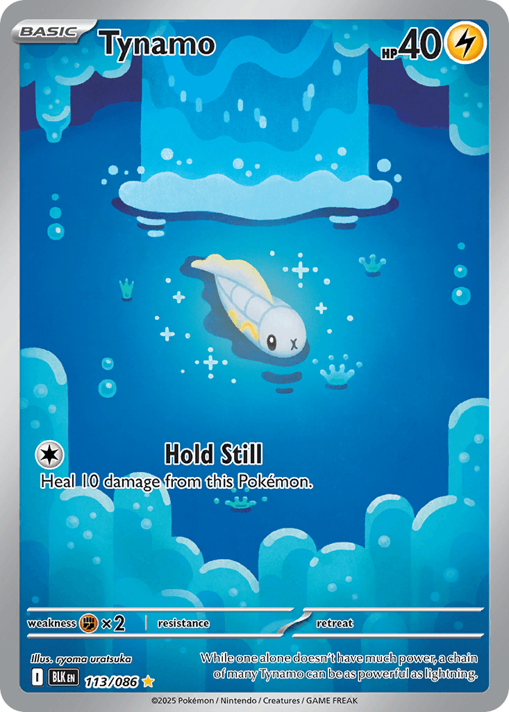 Tynamo - 113/086 — SV: Black Bolt Pokémon TCG card by ryoma uratsuka
